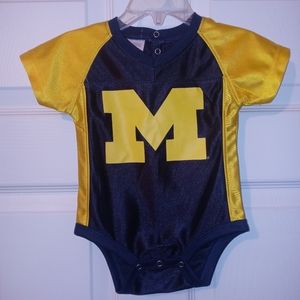 Michigan Jersey onesie